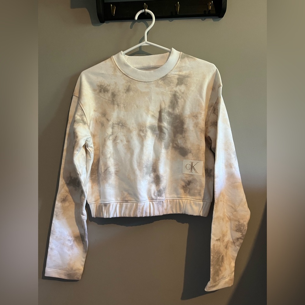 CALVIN KLEIN CROPPED CREWNECK